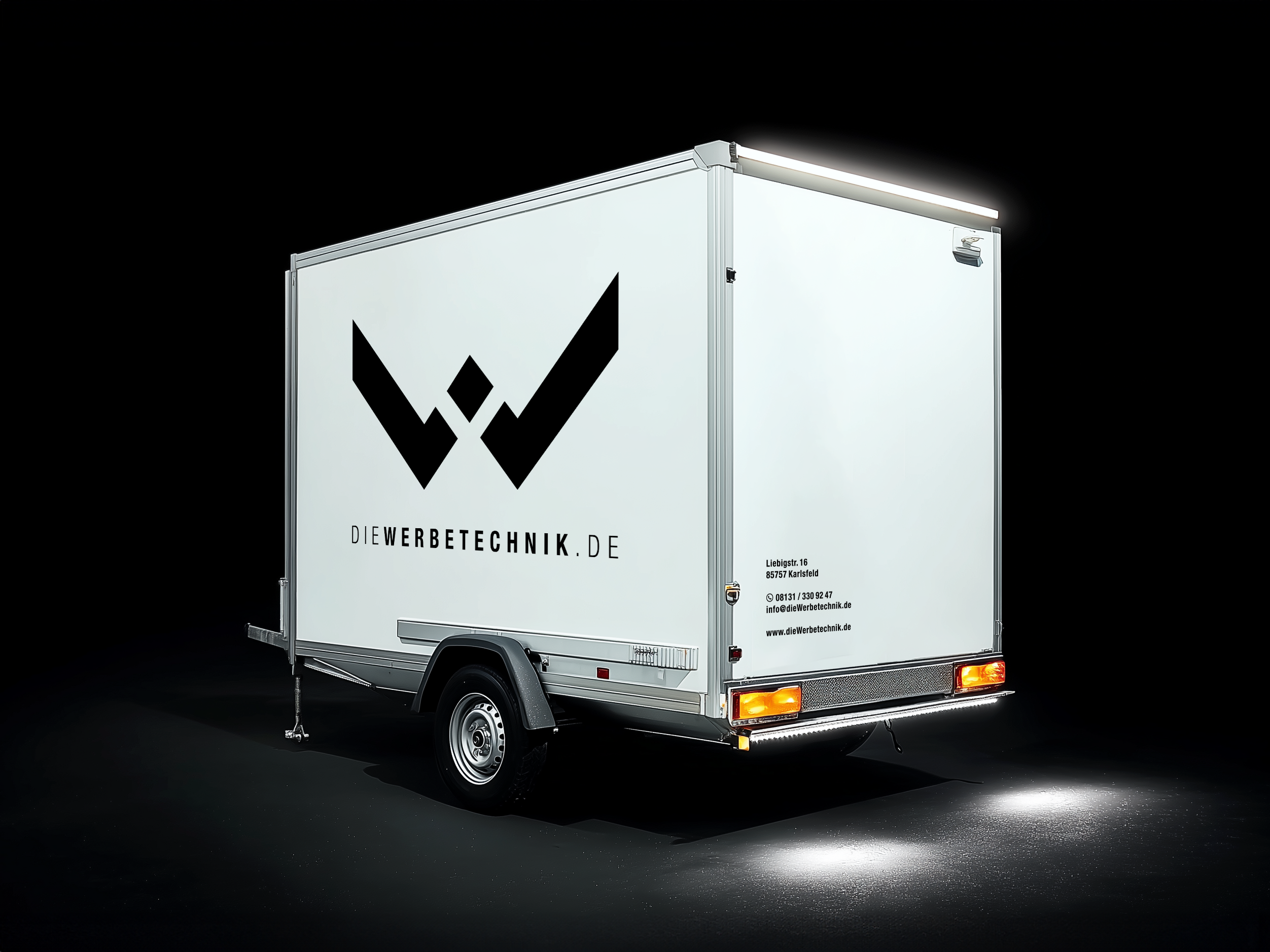 Anhänger Beschriftung