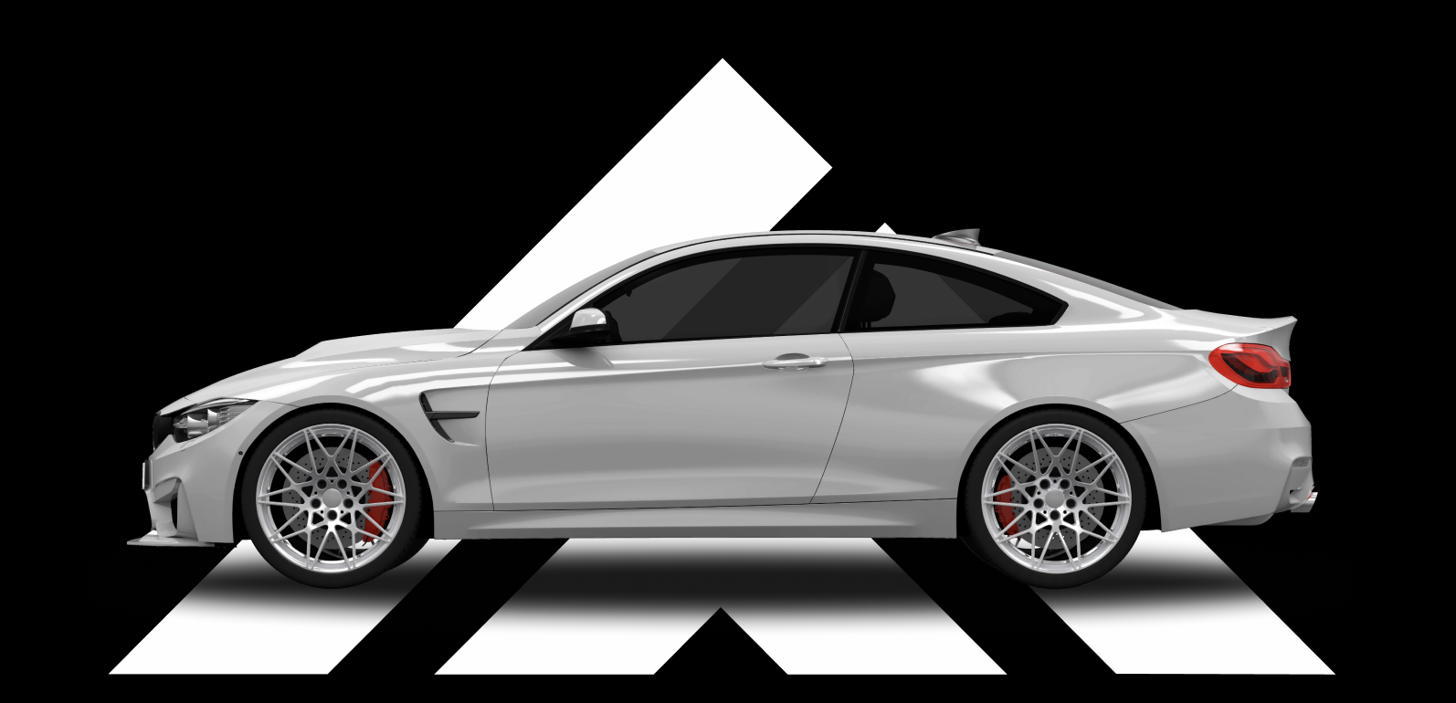 BMW M4 mit Hintergrund