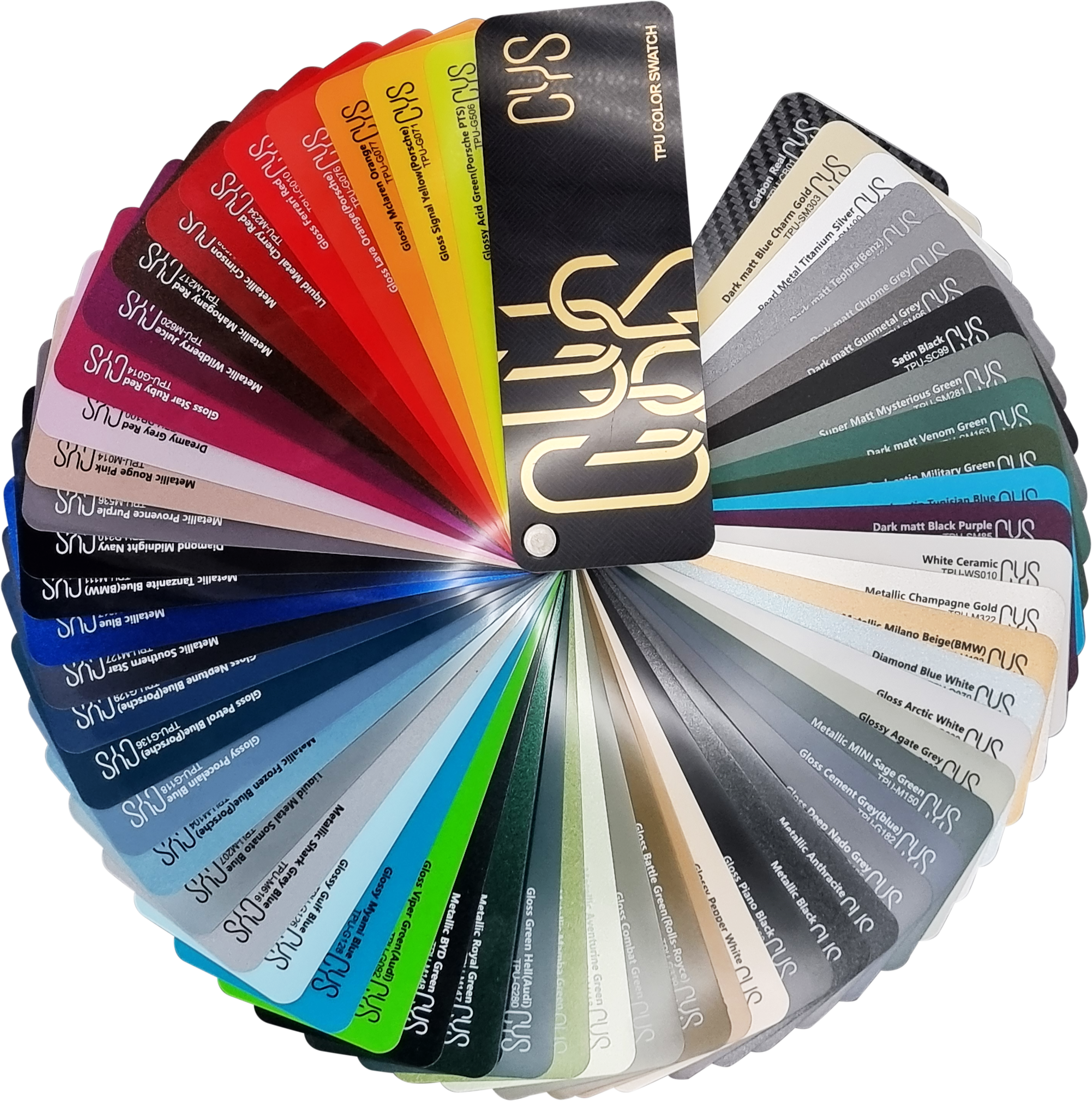 Farbfächer - Folienauswahl