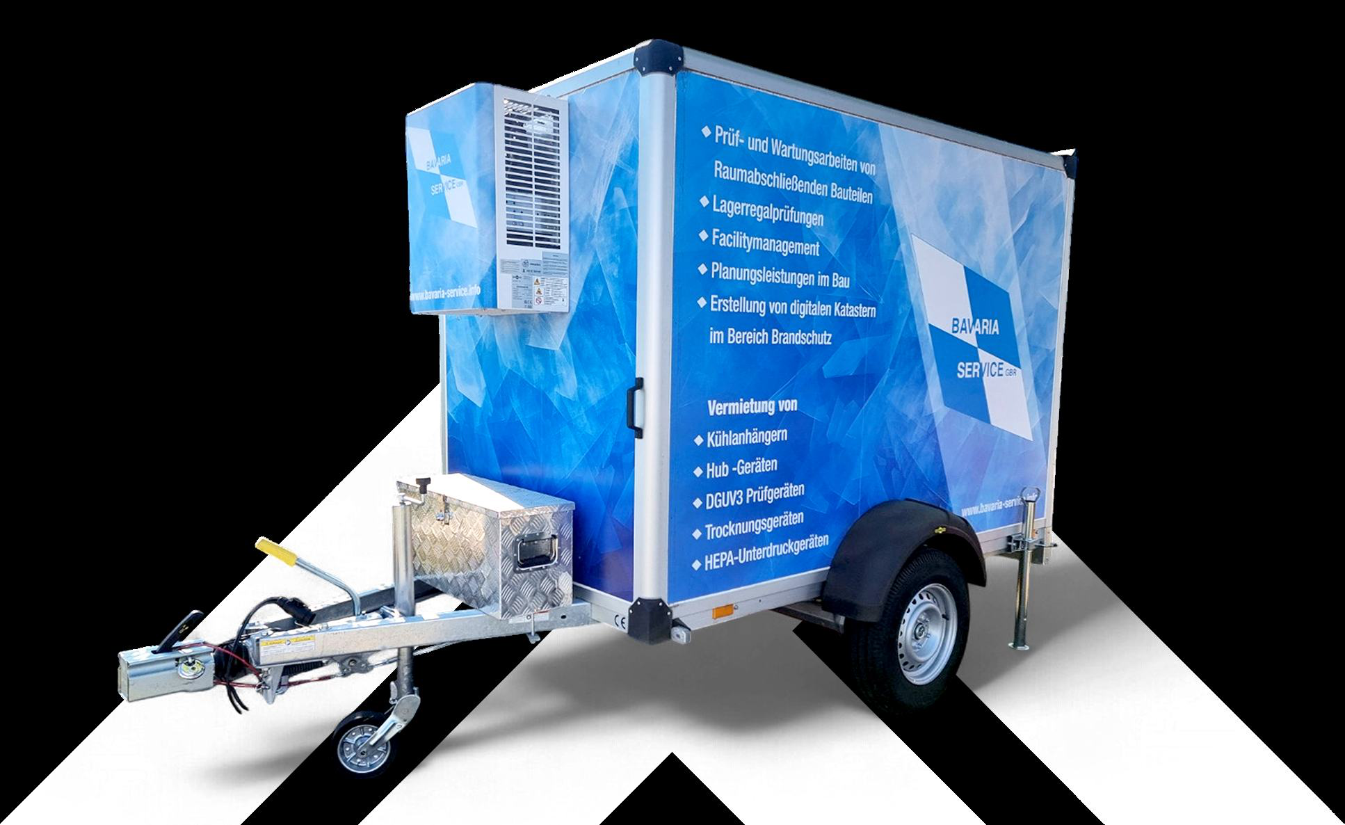 Professionelle Anhänger Folierung