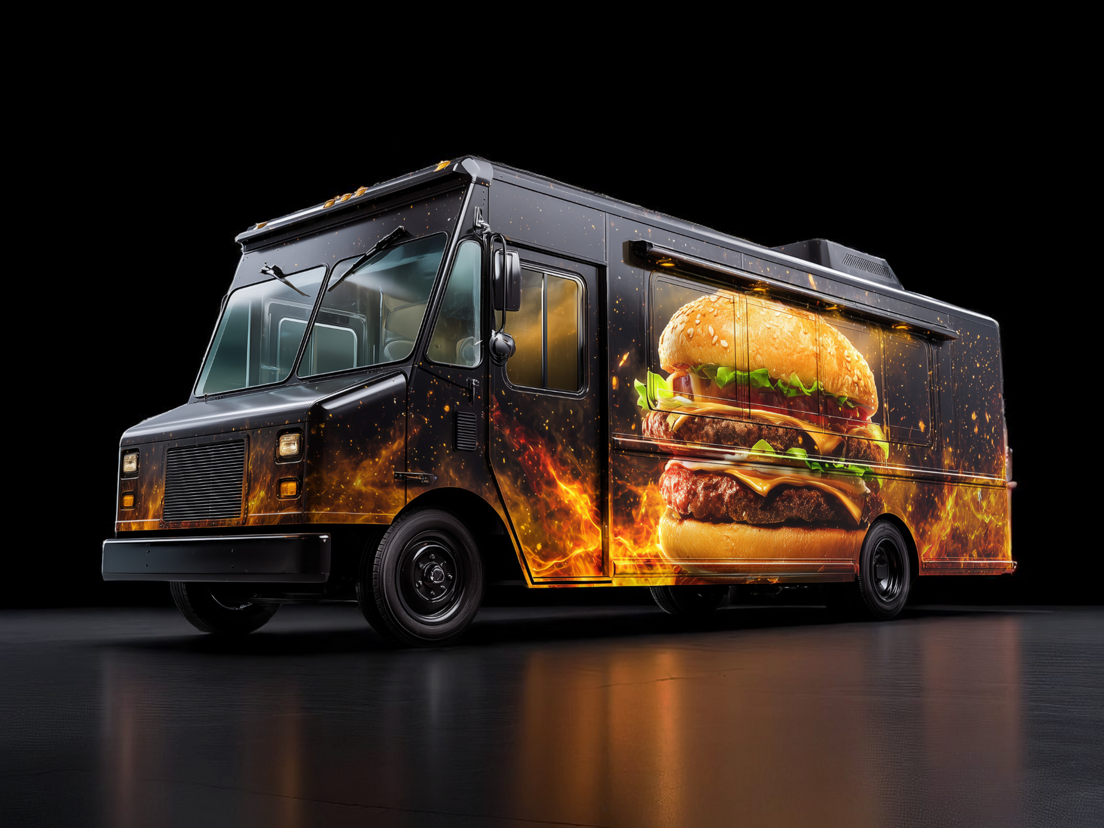 Vollfolierung Food-Truck